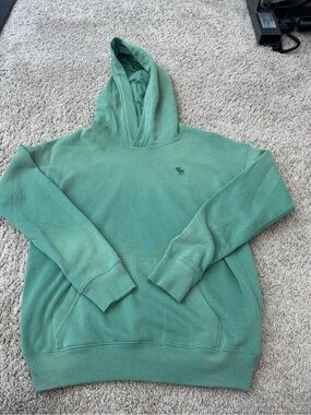 Abercrombie & Fitch Green Logo Hoodie Kids